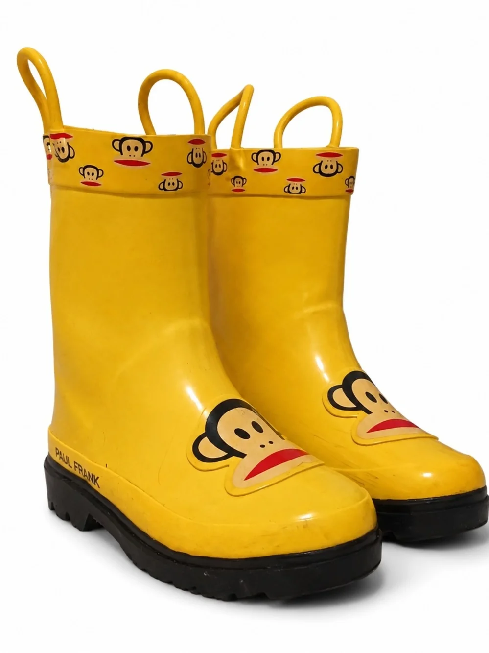 Paul Frank Yellow Julius Monkey Rain Boots - Childrens 7.5